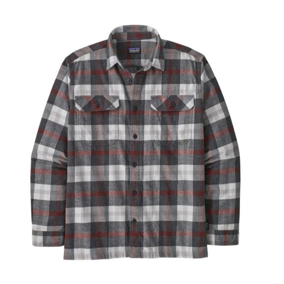 Patagonia Other - Patagonia Fjord Flannel Shirt Mens L NWT Forage Ink Black 42400 Gorpcore Outdoor